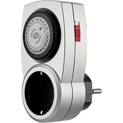 REV 0025200703 Temporizzatore analogico Giornaliero 3680 W Programma acceso/spento