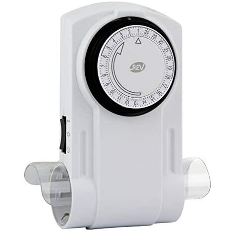 Enchufe temporizador rev 0025030102, blanco, digital, lcd, botones