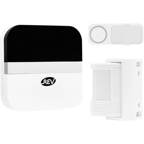 Aktivstar Sensore di movimento con suono allarme per ingressi/sensore di  movimento per casa e negozio, campanello wireless per porta, allarme di  sicurezza, rilevatore di presenza, portatile… : : Fai da te