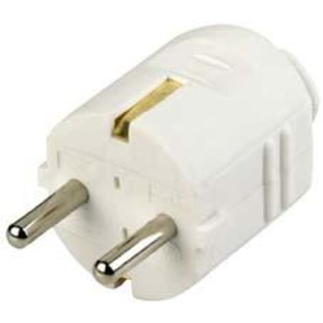 REV 0512010777 Schutzkontaktstecker Kunststoff  250 V Weiß IP20