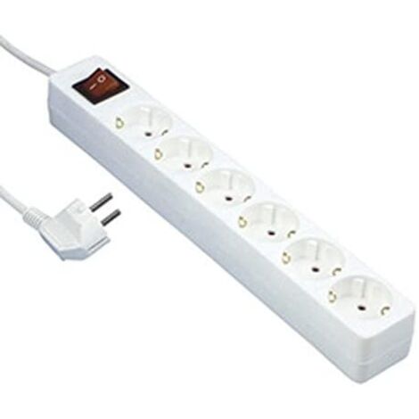 REV 512360555 limitador de tensión Blanco 6 salidas AC 250 V 1,4 m