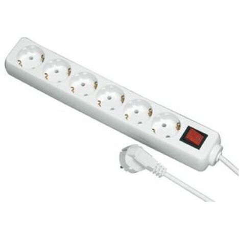 REV 512380555 limitador de tensión Negro 6 salidas AC 250 V 1,4 m