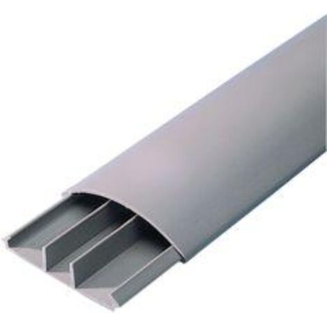 REV Aufbodenkanal 12x50 2 m, m.3 Kamme, grau