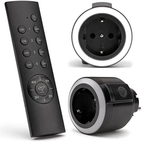 Rev Comfort 2+1 prises télécommandées anthracite 3680W
