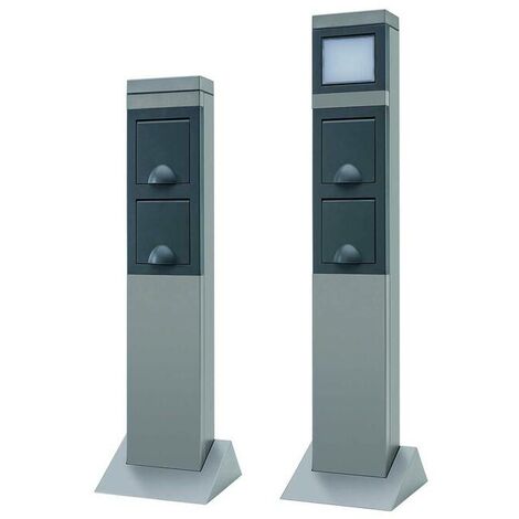 Rev Garten Steckdosensaule 2fach Aus Alu 0087710712