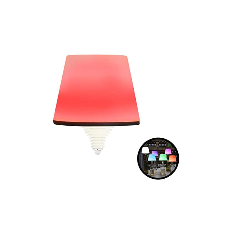 Rev Ritter - rev lampe de table lampeusco sans fil, 130 lm, 2 w, batterie 4000 mah, lampe de chevet rvb, intensité variable IP54