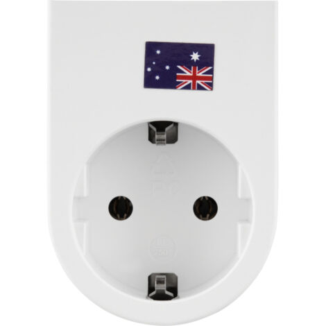 REV Reisestecker Traveler Plus Australien / China weiß Keine Angabe