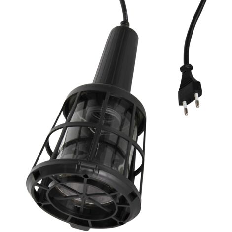 REV Ritter 0090810511 - Lampada portatile ISO, 60 W, 5 m, colore: Nero
