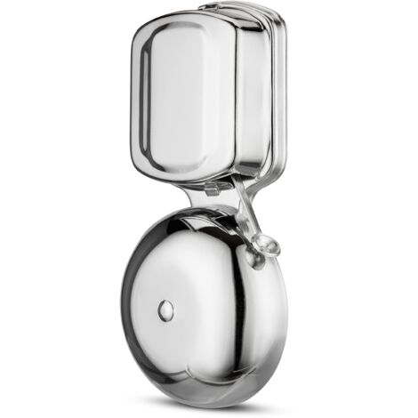 Rev Ritter 0504015555 - Campanello da installare sull'intonaco, con 2 bobine, cromato