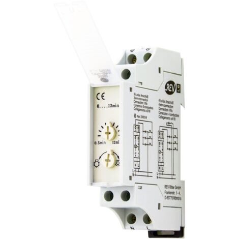 REV Ritter 0505350555 - Timer elettrico per luce nelle scale