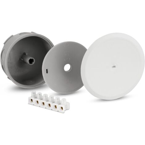 REV Scatola di giunzione per cavità, diametro 80 x 32 mm, IP54, UP, bianco
