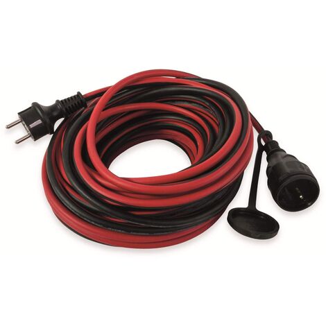 REV 0017250614 Strom Verlängerungskabel 16 A Rot, Schwarz 25.00 m