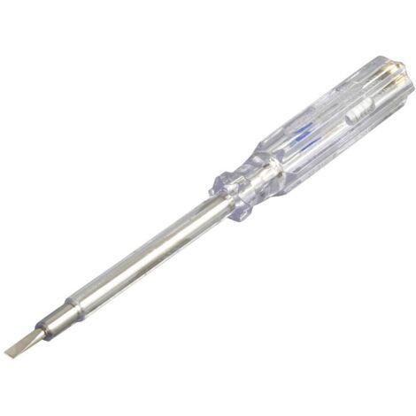 REV Spannungsprüfer 190mm transp Tester di tensione 120 - 250 V/AC