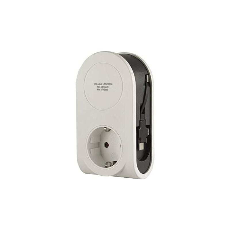 

USB Charger Flex 3in1 0,8 m + 1x Socket Marca - REV