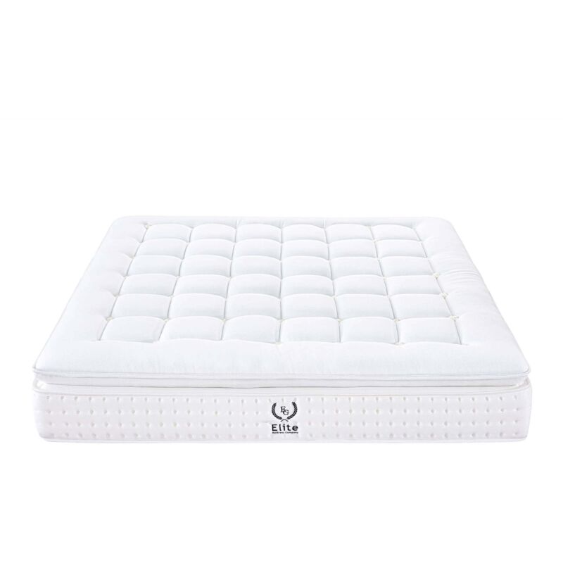 Mobilier Deco - reva - Matelas hybride gel mémoire de forme 160x200 cm épaisseur 31 cm