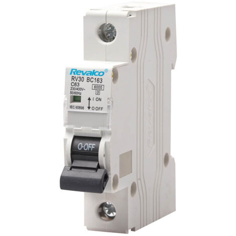 Revalco 1 polo 6A C 6KA Interruttore automatico residenziale/terziario
