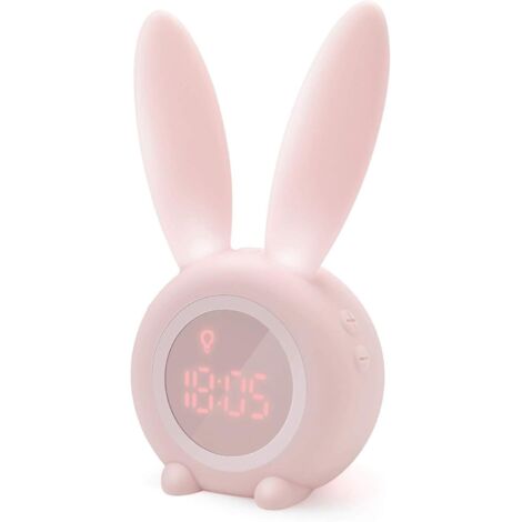 Réveil à induction en forme de lapin mignon, intelligent