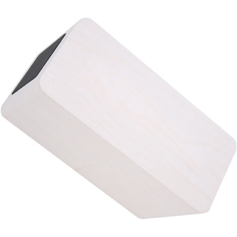 Réveil Bluetooth en Bois avec Éclairage LED et Haut-parleur Portable - Batterie 2000mAh