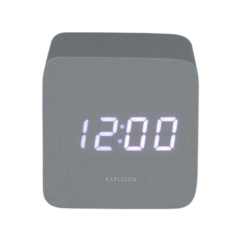 Réveil carré led en mdf Spry