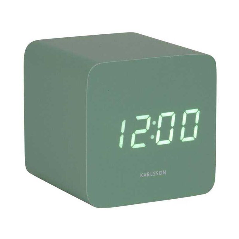 Réveil carré led en mdf Spry