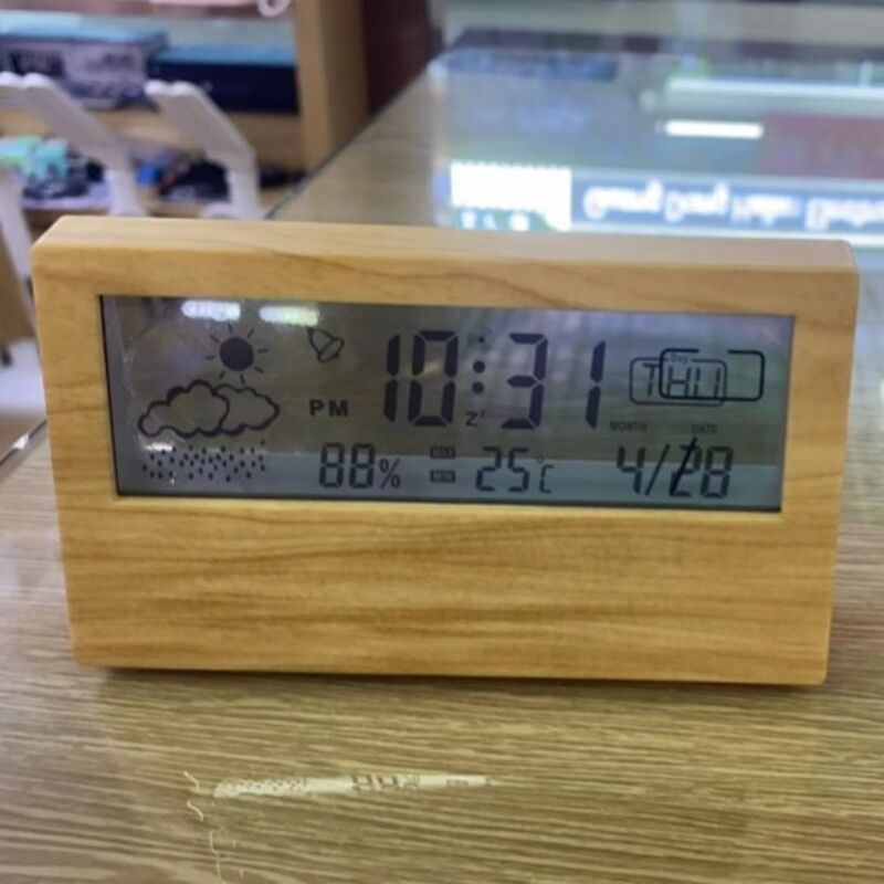 Réveil De Table De Nuit, Horloge De Bureau Numérique, Réveil Numérique Chevet, Réveil À LED, Horloge De Bureau Transparente avec Affichage De La