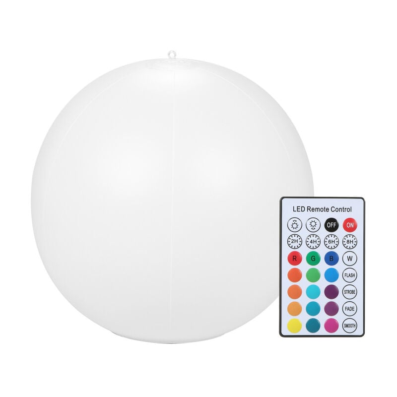 GP - Lumières flottantes pour piscine, solaires et usb, 35,5 cm, boules lumineuses led étanches, lumière d'ambiance nocturne, lumière colorée et