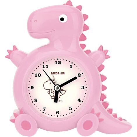 Réveil dinosaure pour enfants, horloge de chambre durable