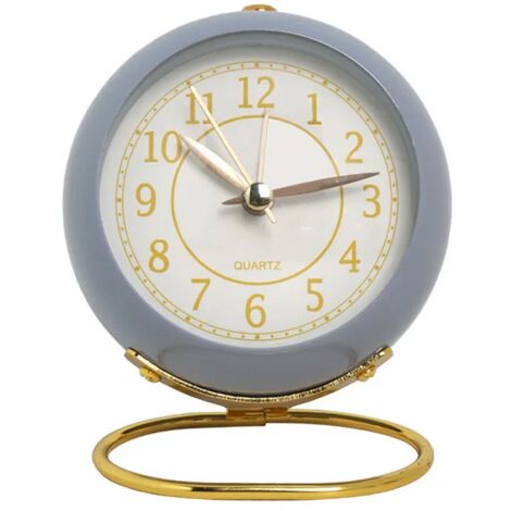 Réveil électronique silencieux et créatif pour étudiants avec horloge à quartz lumineuse