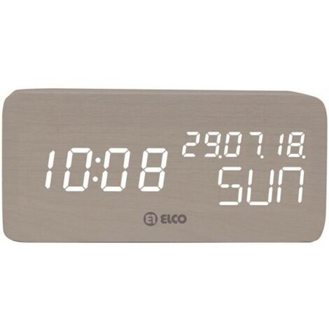 RÉVEIL EN BOIS BLANC