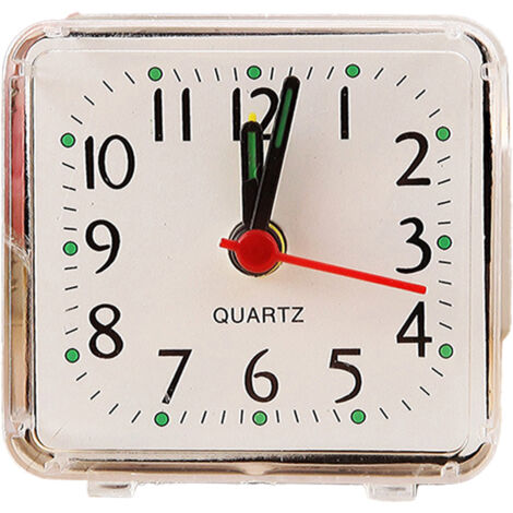 Réveil étudiant, horloge tendance, horloge mignonne, horloge électronique en plastique pour chambre à coucher