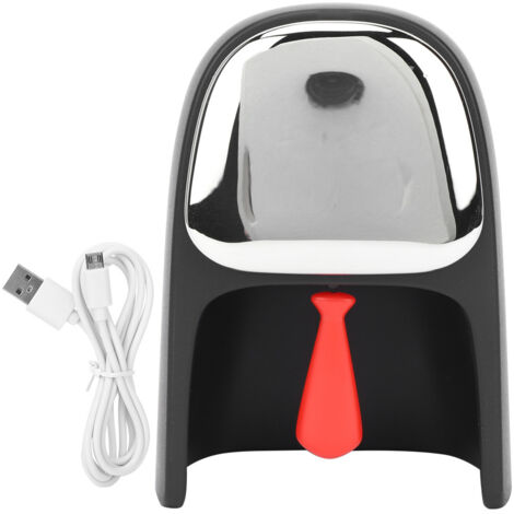 Réveil Intelligent Design Élégant Multifonction pour Table de Chevet Décor Chambre Noir
