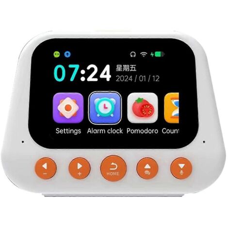 Réveil intelligent IA pour enfants, réveil autodiscipliné B--