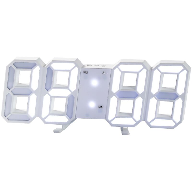 Réveil intelligent photosensible à led pour étudiant, montage mural