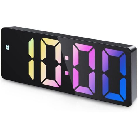 Réveil numérique avec affichage LED. température et date. commande vocale