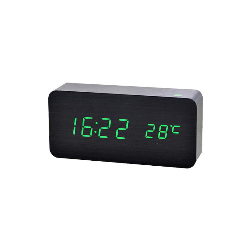 Réveil numérique éteint, horloge silencieuse, réveil lumineux, horloge de chevet