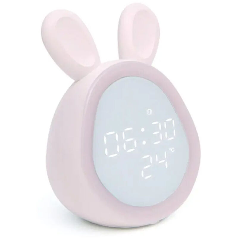 Réveil numérique Led à variateur continu, veilleuse, lapin mignon, contrôle de programme intelligent, pour enfants garçons et filles