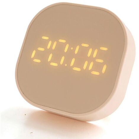 Réveil numérique multifonctionnel magnétique à LED avec capteur intelligent, un réveil mignon pour enfants.