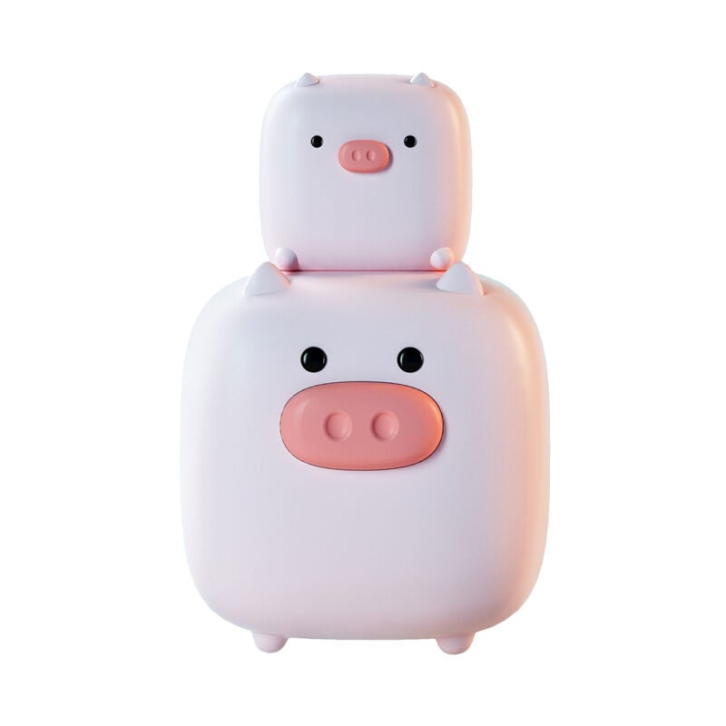 Réveil pour enfants Chambre à coucher Réveil numérique mignon, mignon cochon rose Réveil avec veilleuse