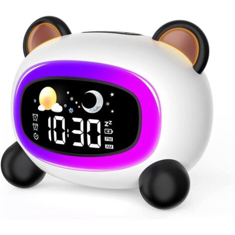Réveil pour enfants et horloge d'apprentissage préscolaire