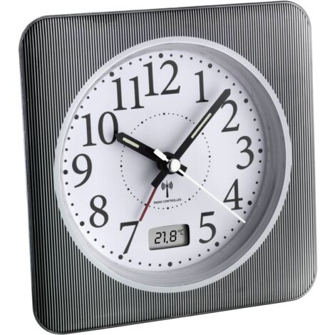 Réveil radiopiloté(e) TFA Dostmann 60.1502.10 gris, blanc X45012