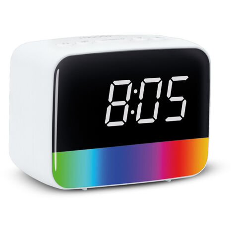 Réveil Rainbow lumineux avec bruits blancs