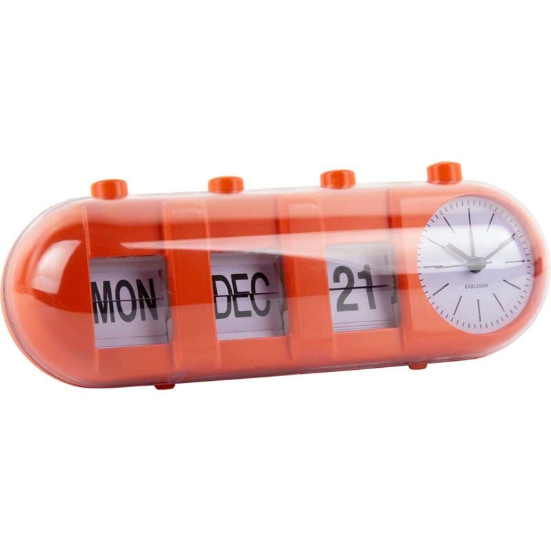 Réveil Retro Tube Calendar Flip