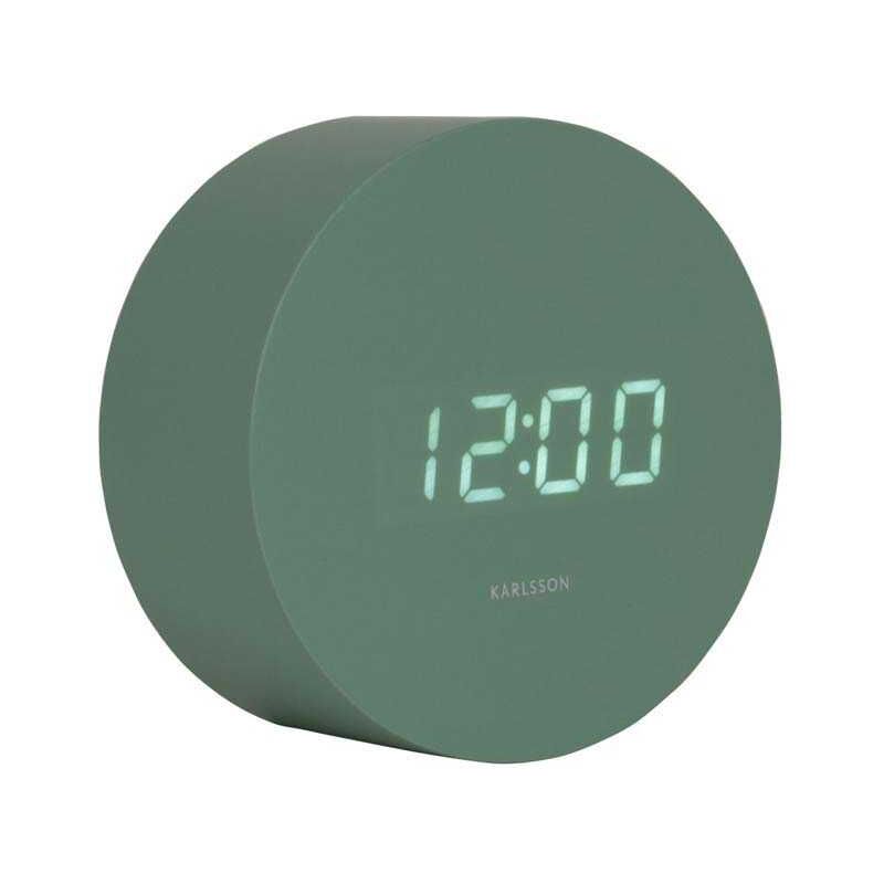 Réveil rond led en mdf Spry