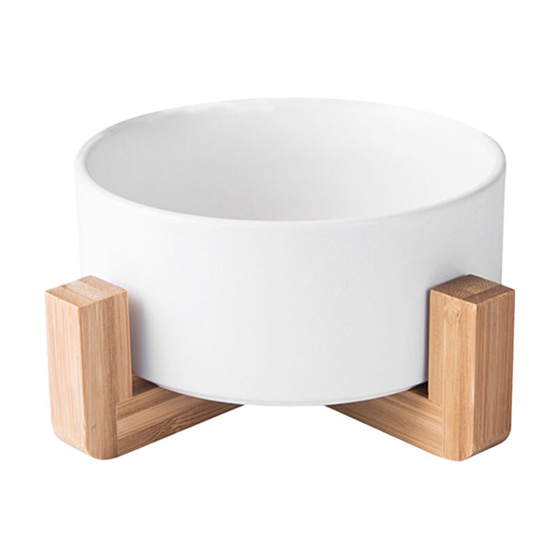 Linghhang - Pot de fleurs cylindrique en céramique avec support pour plantes succulentes, hydroponie, légumes, herbes, décoration de jardin