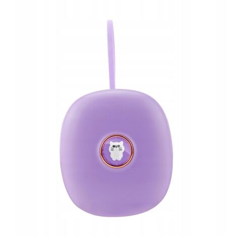 Réveil vibrant pour malentendants, oreiller vibrant, violet