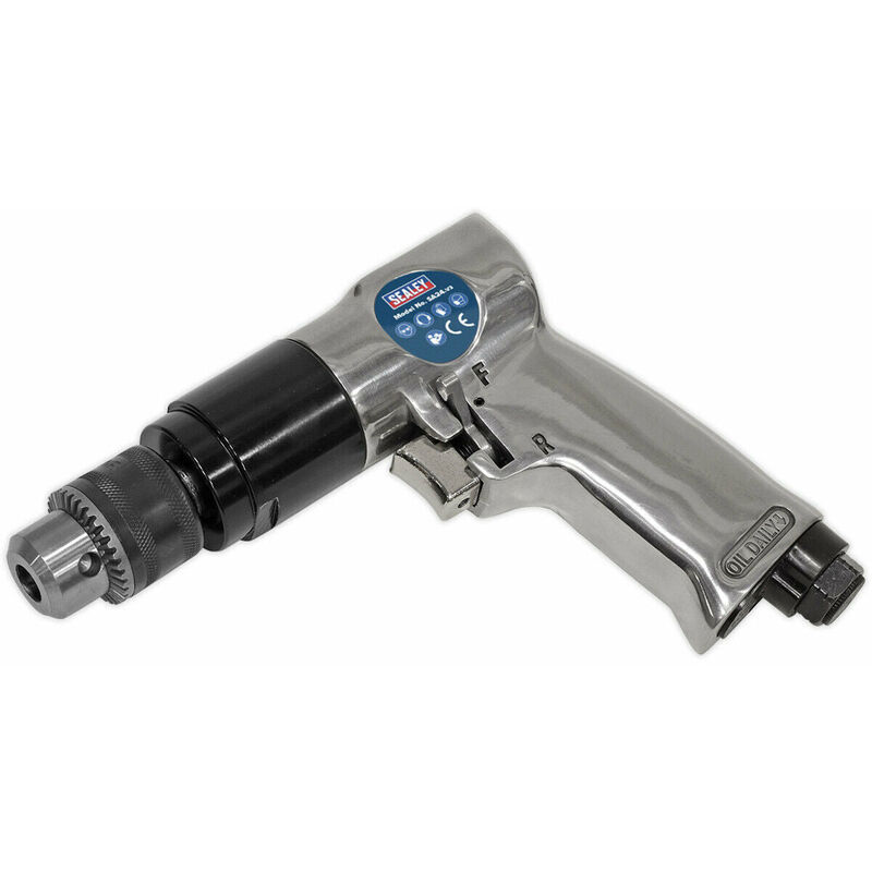 Loops - Reversible Air Drill - 10mm Chuck - 1/4' bsp Inlet - 1800 rpm - Reverse Action