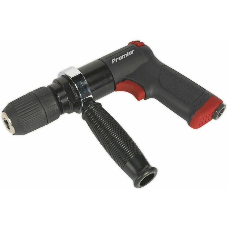 Loops - Reversible Air Operated Drill with 13mm Keyless Chuck - 1/4' bsp Inlet - 800 rpm