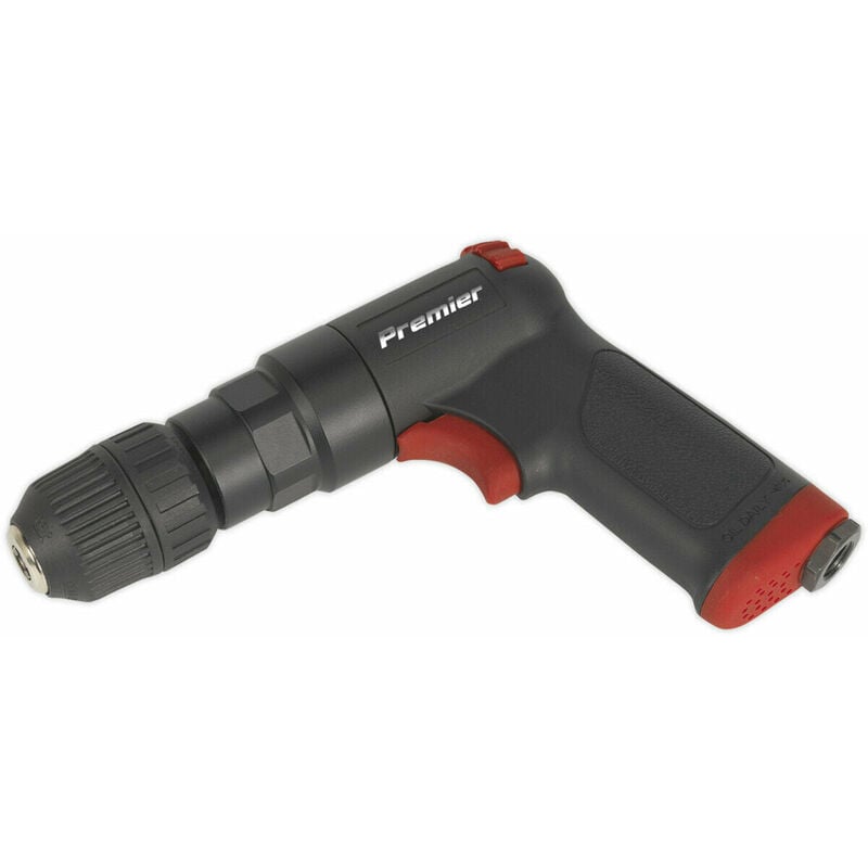 Loops - Reversible Air Pistol Drill with 10mm Keyless Chuck - 1/4' bsp Inlet - 1800 rpm