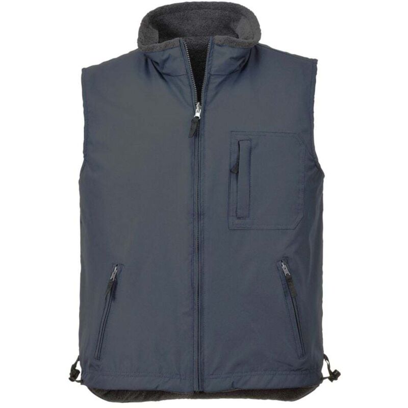 Gilet da lavoro imbottito reversibile - Blu Navy