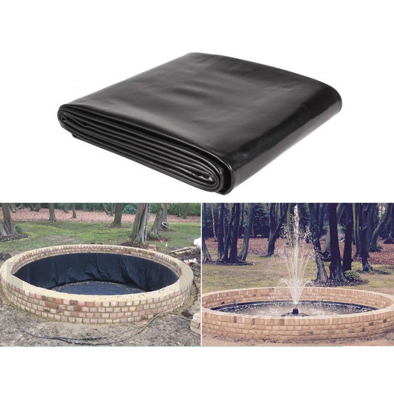 

Revestimiento de estanque de peces de 5x10 pies, piscinas de jardín, resistente HDPE reforzado, para piscina, estanque, revestimiento de raza,